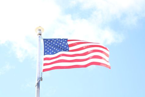 USA flag outside of GHS