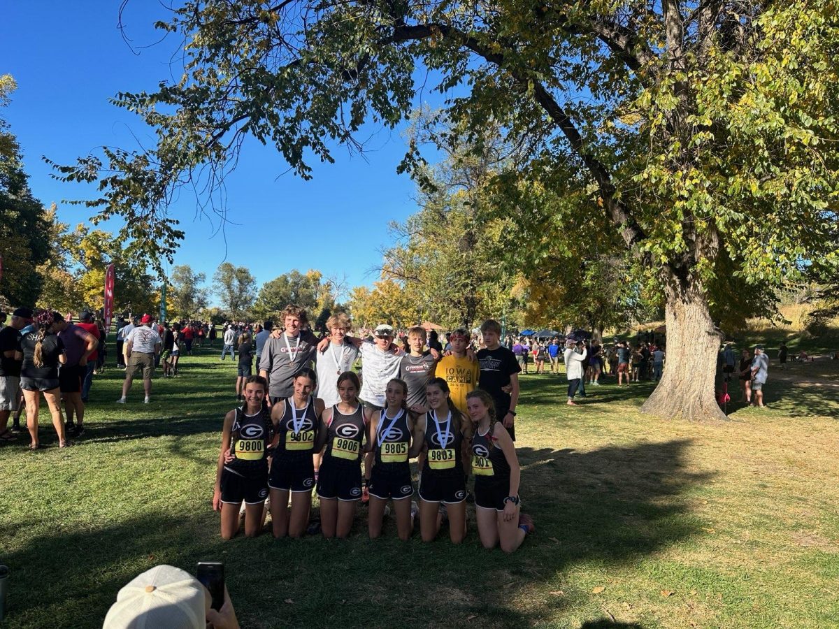 both the boys and girls Cross Country team after their regional race.